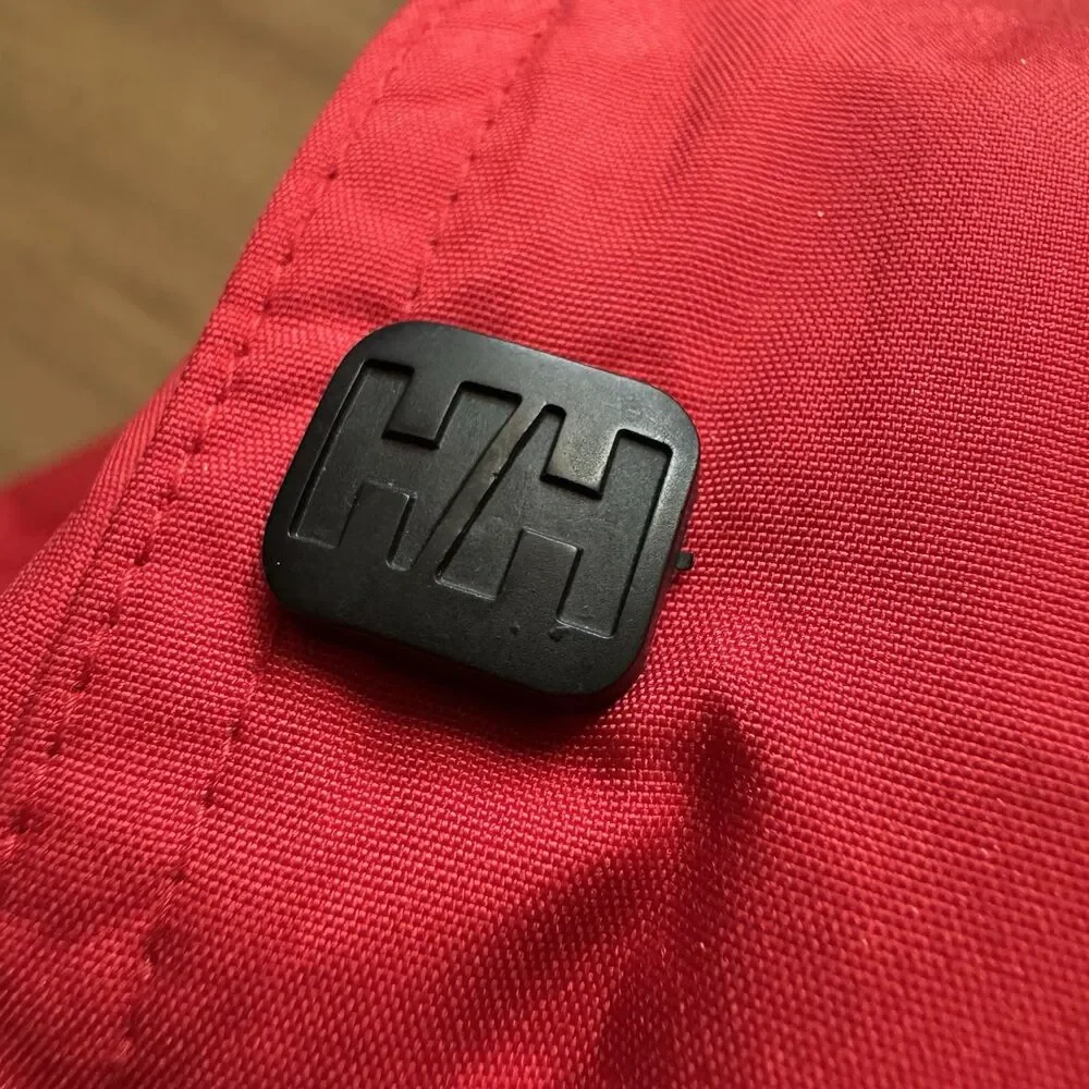 Vintage 90s Helly Hansen HH Helly-Tech Ski Parka Jacket Red Fits M/L Thinsulate